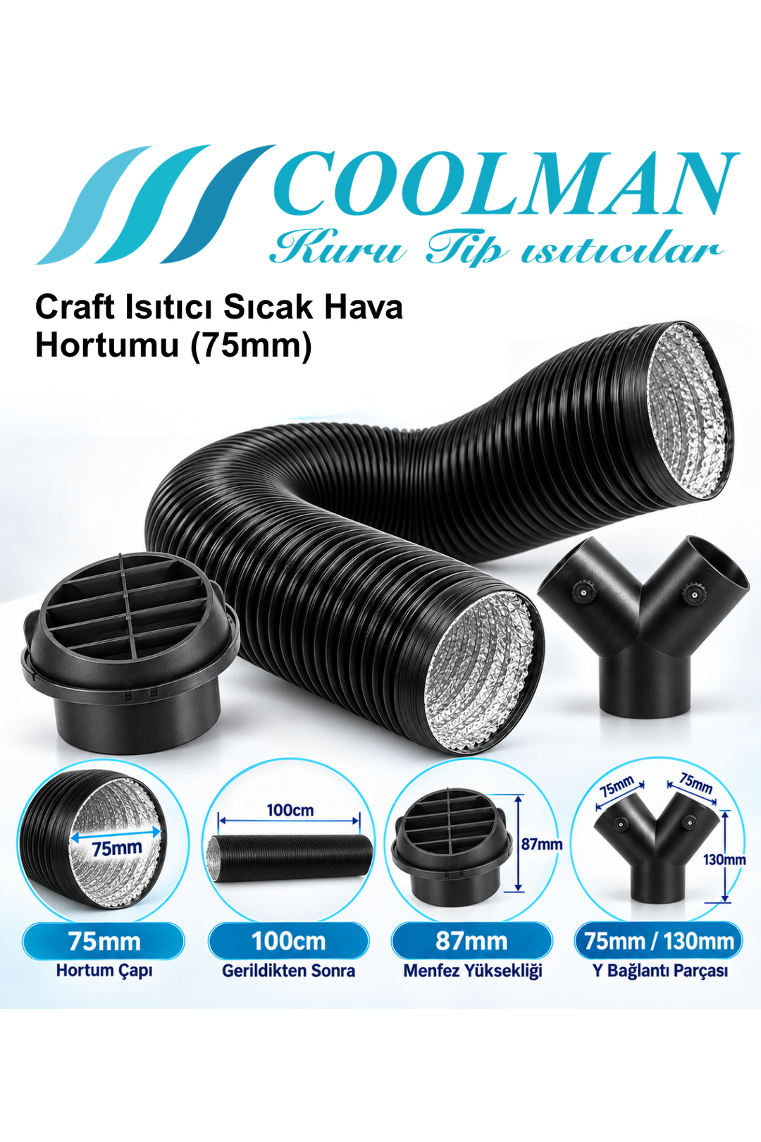 Craft Isıtıcı Sıcak Hava Hortumu