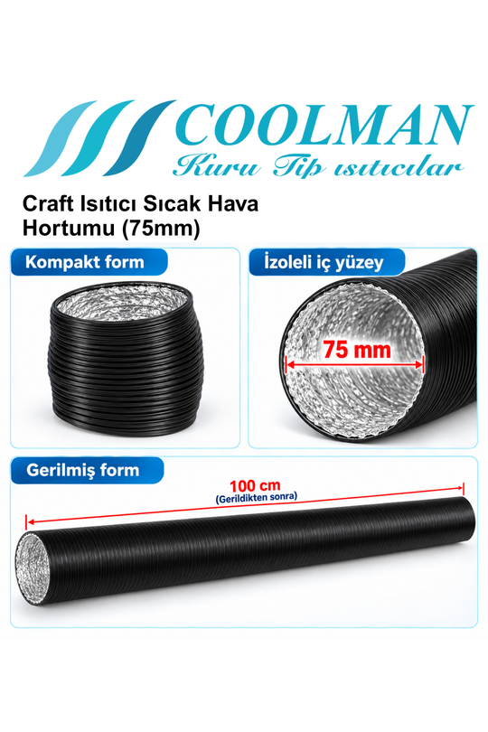 Craft Isıtıcı Sıcak Hava Hortumu