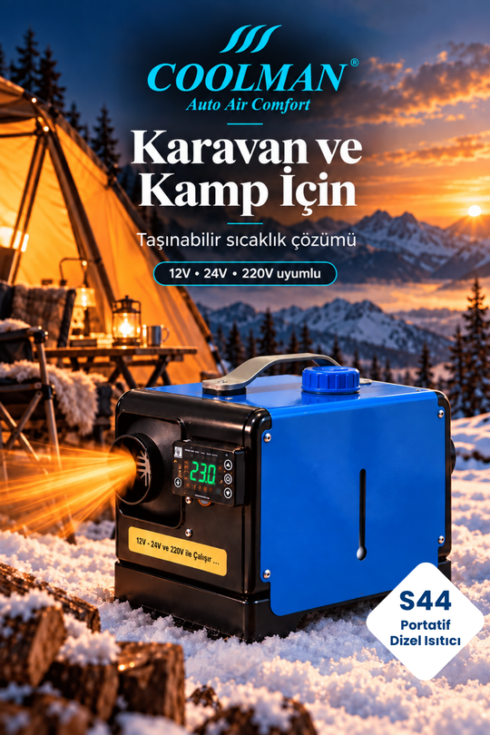 Coolman S44 Portatif Dizel Isıtıcı (5kW)