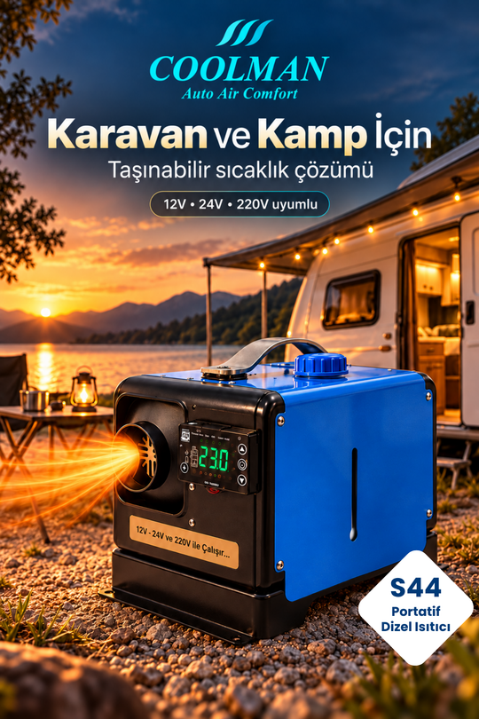 Coolman S44 Portatif Dizel Isıtıcı (5kW)