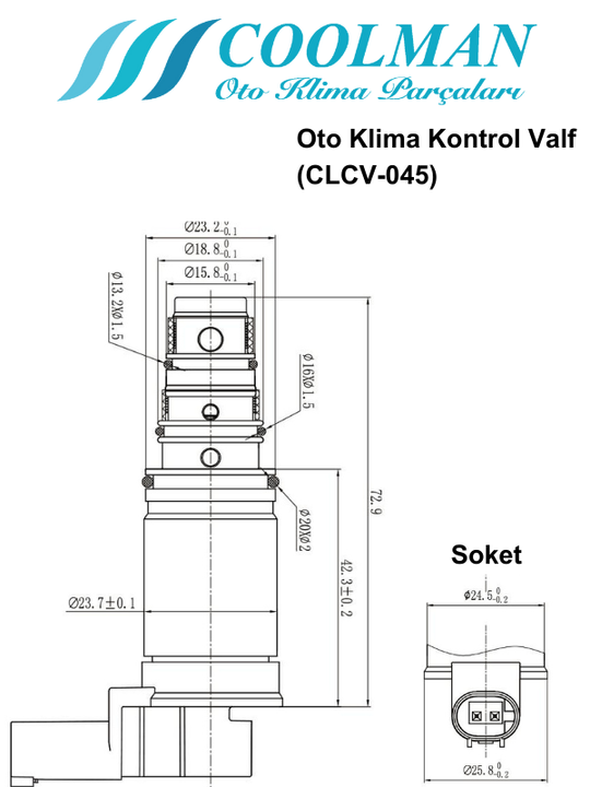 Kompresör Kontrol Valfi (CLCV-045)