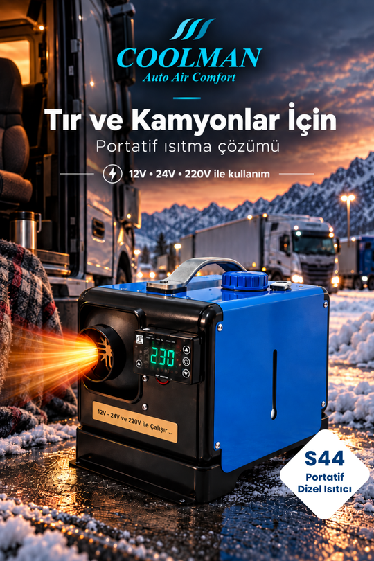 Coolman S44 Portatif Dizel Isıtıcı (5kW)