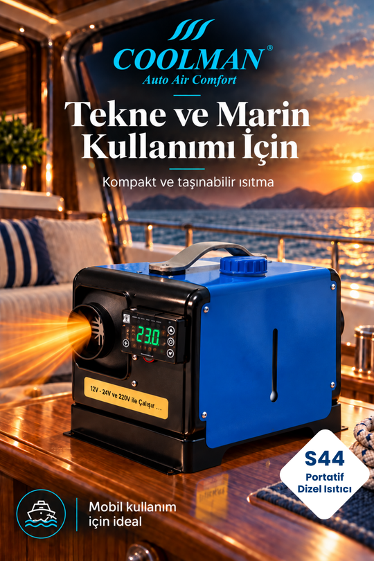 Coolman S44 Portatif Dizel Isıtıcı (5kW)