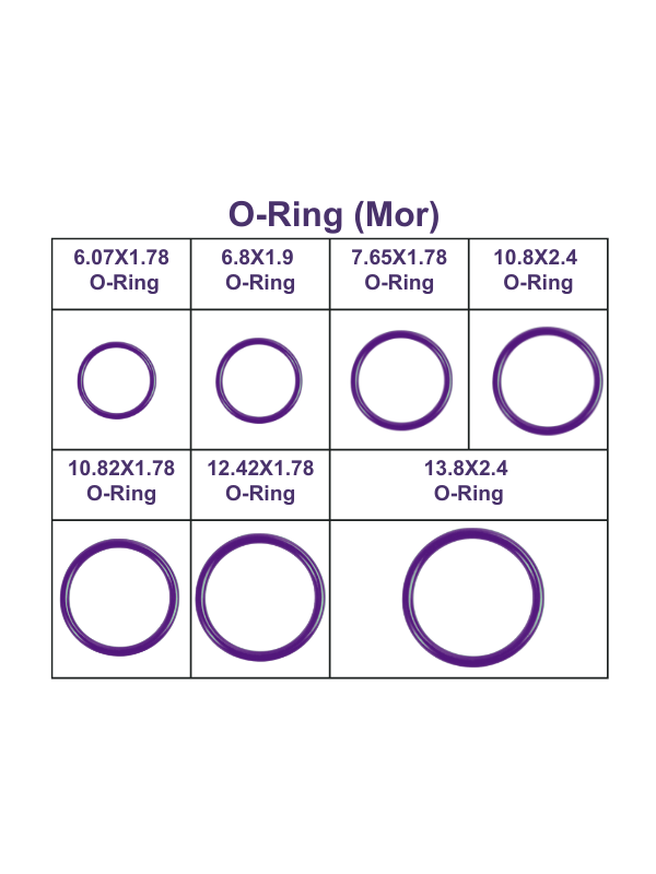 Oring (HNBR Mor O-Ring) (50'li Paket)