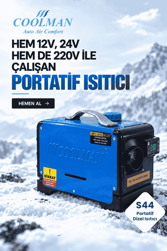 Coolman S44 Portatif Dizel Isıtıcı (5kW)