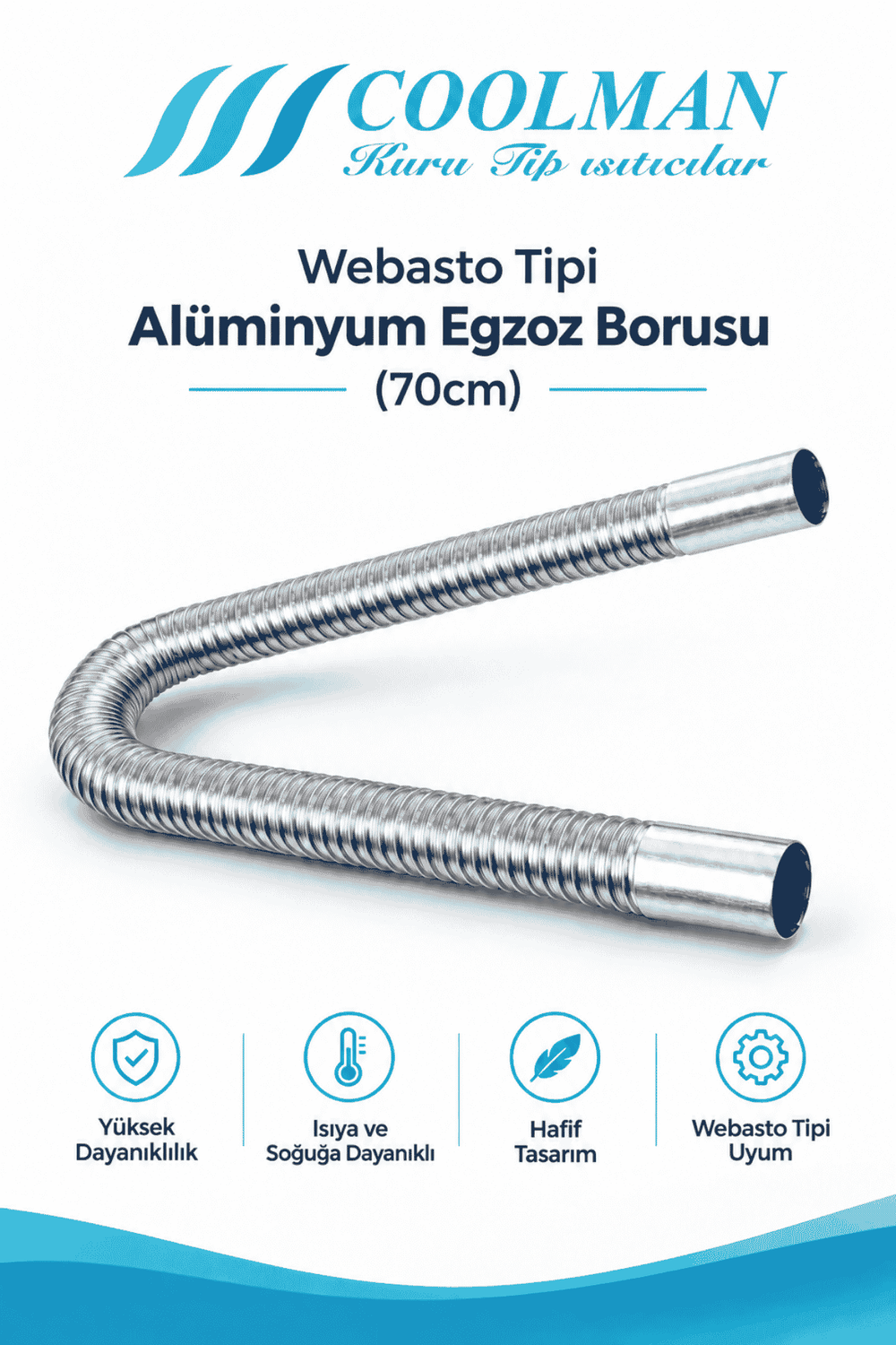 Webasto Tipi Dizel Isıtıcı Egzoz Borusu