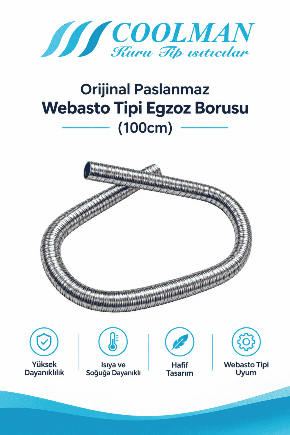Webasto Tipi Dizel Isıtıcı Egzoz Borusu