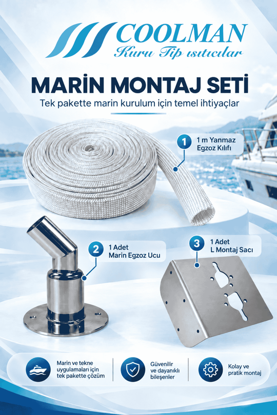 Tekne ve Marin Dizel Isıtıcı Montaj Seti