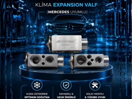 CLE-010 Klima Expansion Valf (Mercedes Uyumlu)