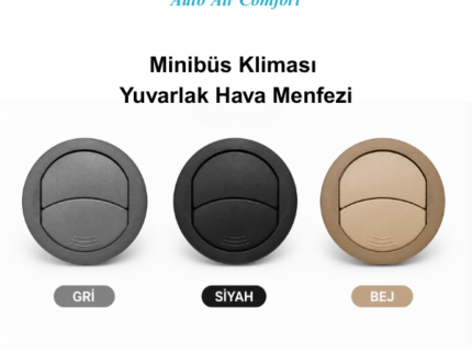 Minibüs Kliması Yuvarlak Hava Menfezi
