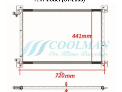 Coolertech Klima Kondenser Peteği Yeni Model (CT-2000)