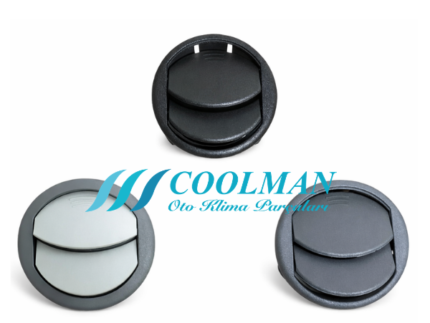 Minibüs Kliması Yuvarlak Hava Menfezi (70mm)