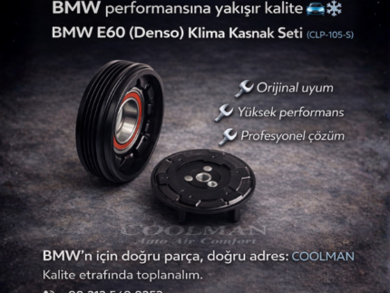 BMW E60 (Denso) Klima Kasnak Seti (CLP-105-S)