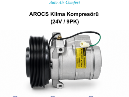 AROCS Klima Kompresörü (24V / 9PK)