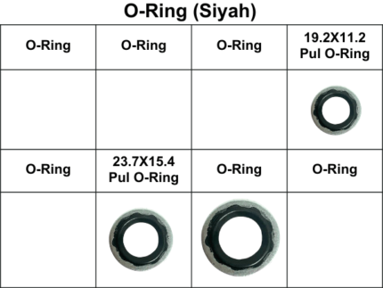 Oring (HNBR Siyah O-Ring) (50’li Paket)