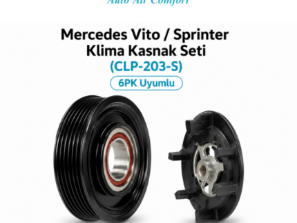 Mercedes Vito / Sprinter Klima Kasnak Seti (CLP-203-S) | 6PK Uyumlu