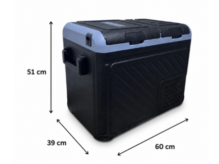 W45S Çift Bölme Portatif Buzdolabı (45 Lt)