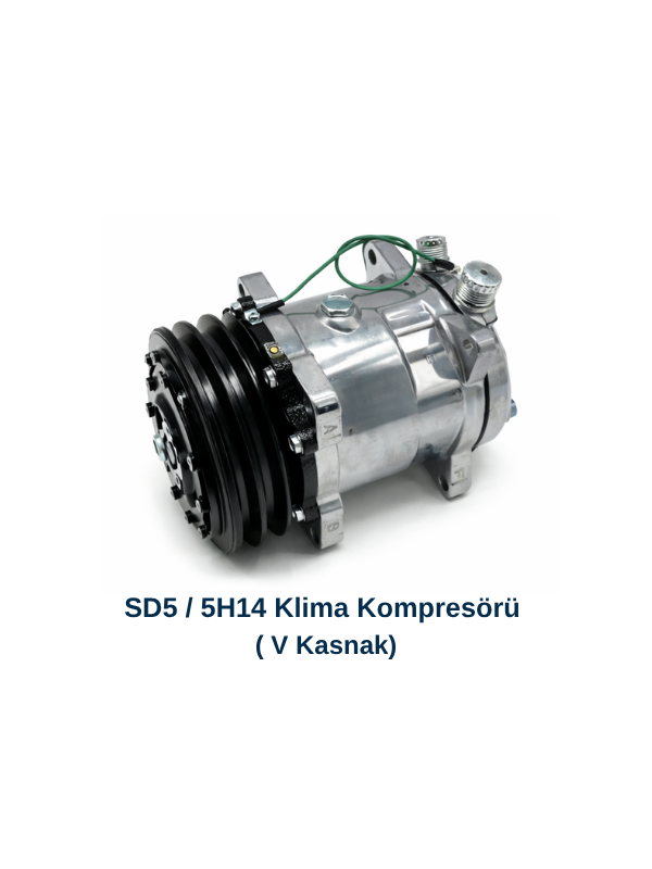 SD5 / 5H14 Klima Kompresörü ( V Kasnak)) SD5 / 5H14 Klima Kompresörü ( V Kasnak))