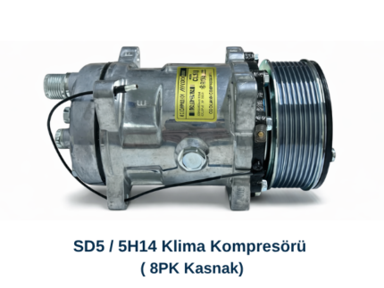 SD5 / 5H14 Klima Kompresörü ( 8PK Kasnak)