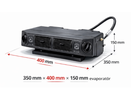 Gizli Elektrikli Klima Seti (Yatay 405 Evaporatörlü – 12/24V)